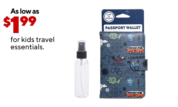 As low as $39.99 for select luggage. As low as $1.99 for travel essentials. As low as $14.99 for Solo New York travel accessories. As low as $12.99 for HYDRAFLOW® reusable water bottles.