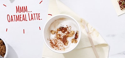 A Quick Hack to Start Your Day Off with an Oatmeal Latte