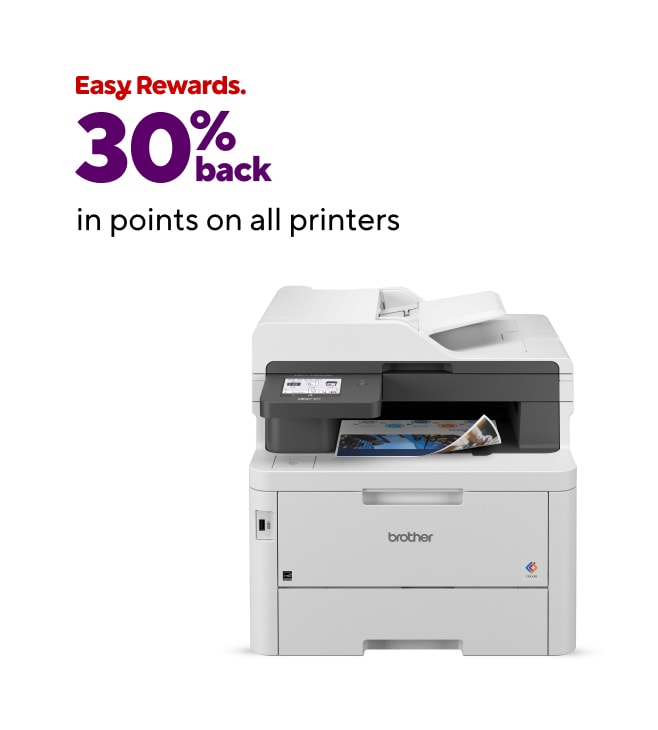 30% back in points when you purchase a printer