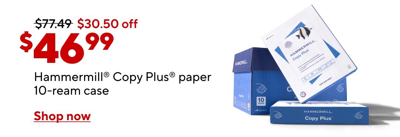 Only $46.99 for Hammermill Copy Plus Copy Paper 8 1/2