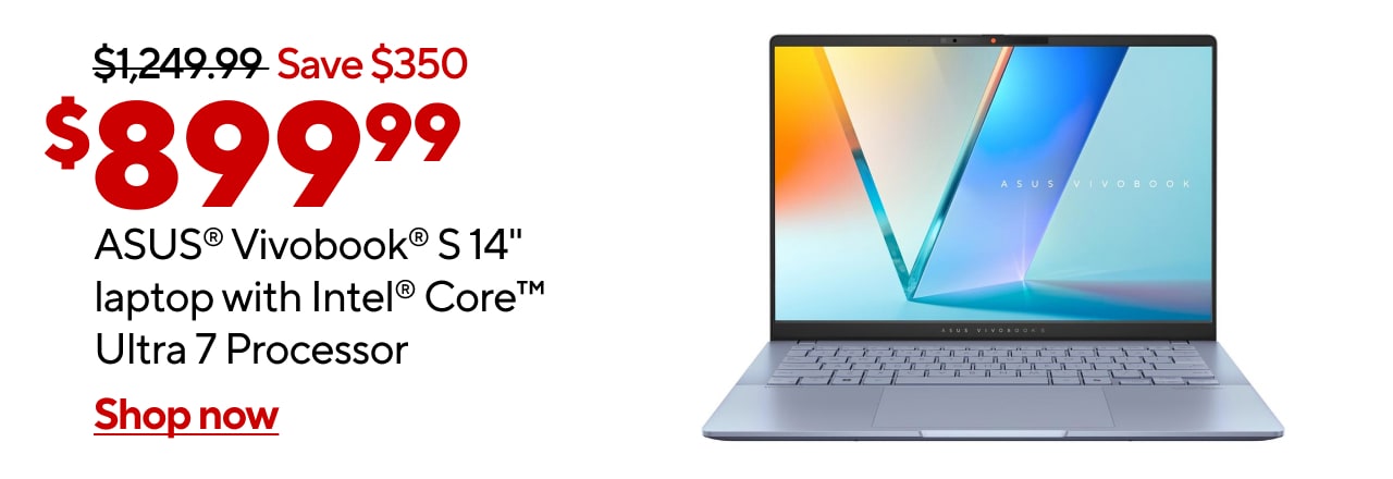 $899.99 ASUS Vivobook S 14" Intel Core Ultra 7
