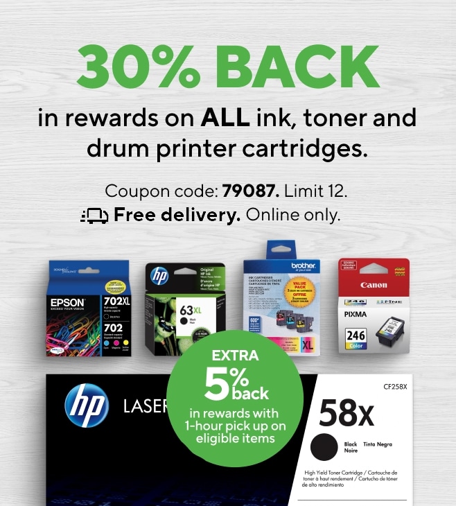We're giving you 150 off SuperTank printers. Staples